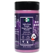 NPG 100% Pure Purple Sweet Potato Powder(Purple Yam Ube) 8 Ounces, Natural Purple Dry Food Coloring Powder for Baking, Smoothies, Pasta, Tortillas