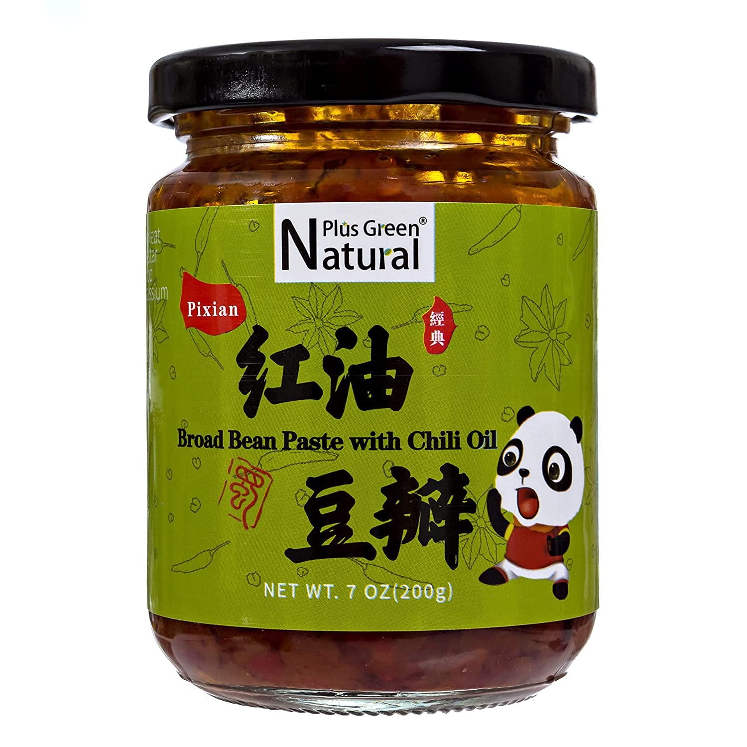 NPG Sichuan Pixian Broad Bean Paste with Chili Oil 200g, Salty