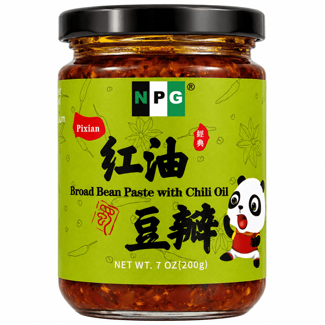 NPG Sichuan Pixian Broad Bean Paste with Chili Oil 200g - Walmart ...