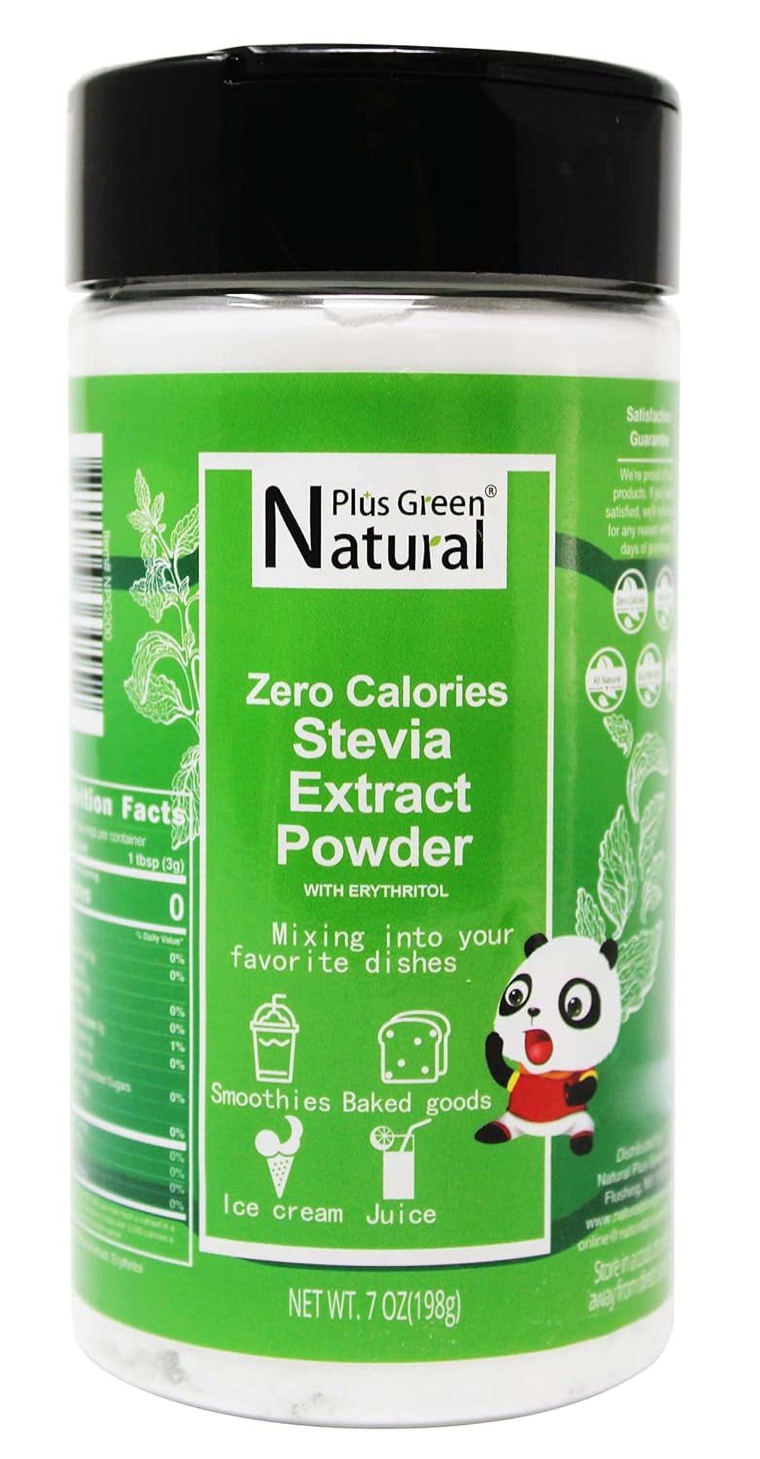 NPG Stevia Extract Powder 7 Oz, Plant-Based Zero Calorie Sweetener with Erythritol, Sugar Substitute for Coffee, Tea, and More, Natural Sweetener, Sugar Alternative, Keto Friendly