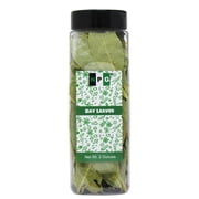 NPG Whole Bay Leaves 2 Ounces, Whole Bay Leaf Dried, Gluten Free Raw Non-irradiated & Non-GMO, Laurel Leaves Spice Pair Well in Stew, Soup, Sauce, Seafood, Meat and Vegetable
