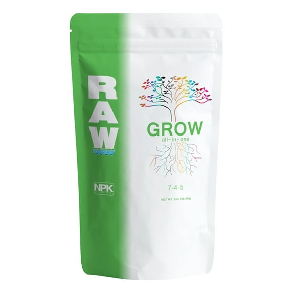 NPK Industries RAW All in 1 Grow Blend Horticultural Fertilizer, 8 Ounces