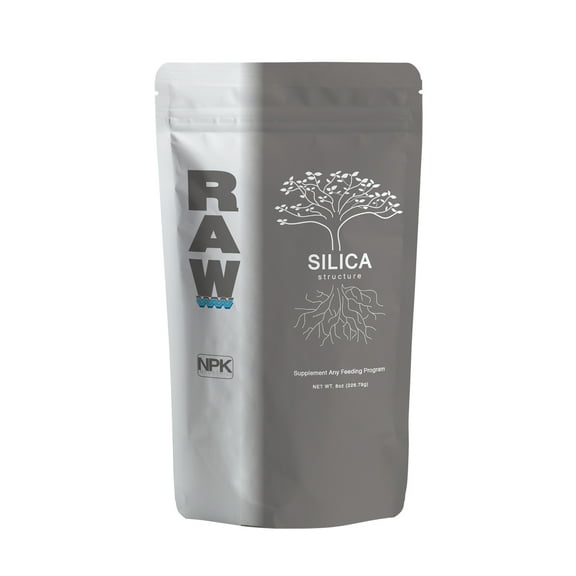 NPK Industries RAW Silica Plant Growth Nutrient Supplement Fertilizer, 8 Oz
