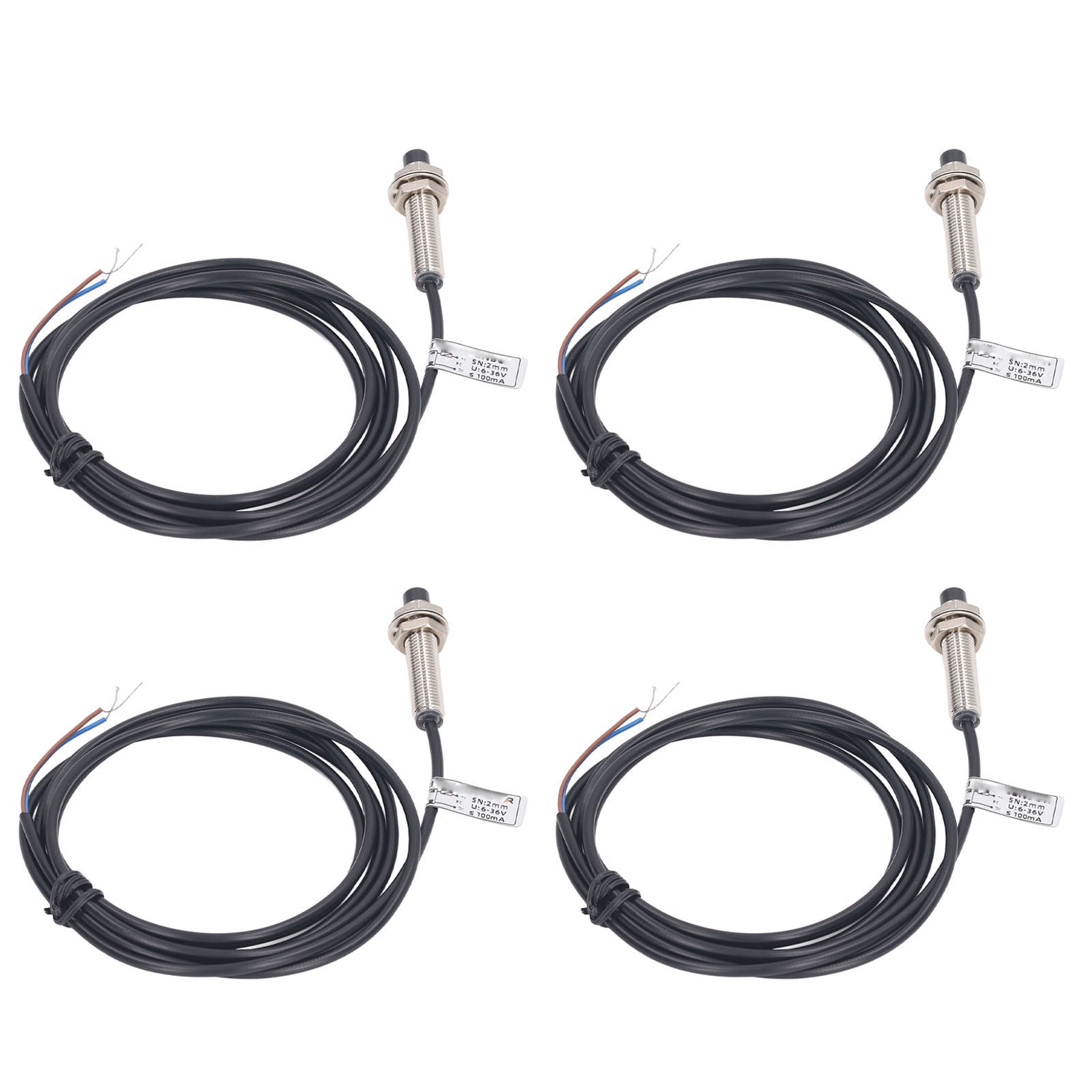 NPN NC Proximity Sensor, 636VDC 100mA Inductive Proximity Switch LED