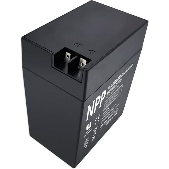 NPP NP6-14Ah 6V 14 Ah Rechargeable Sealed Lead Acid Battery for Parmak 901 & Magnum Solar Park & Teledyne B8-6 Emergency Lighting