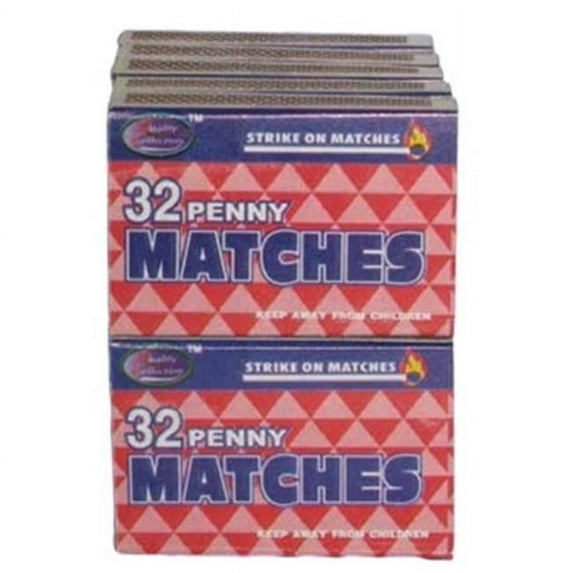 NPPC & Steamline PENNY MATCHES PE 32 Penny Matches - Case of 48 - 10 Per Pack