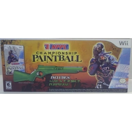 NPPL Championship Paintball with gun - Nintendo Wii