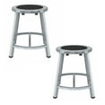 thumbnail image 1 of NPS 18" Titan Stool Black Steel Seat Grey Frame, 1 of 5