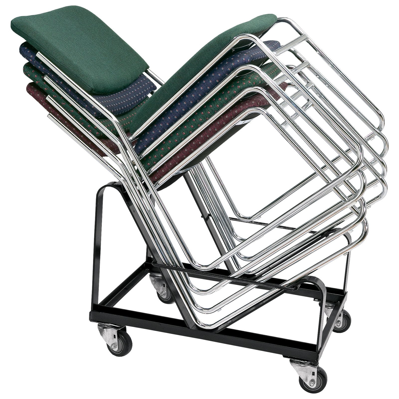 NPS 330 lbs. Weight Capacity Steel Stack Chair Dolly for Storage and