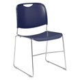 thumbnail image 1 of NPS 8500 Series 31" Modern Ultra-Compact Plastic Stack Chair in Navy Blue, 1 of 2