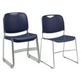 thumbnail image 1 of NPS® 8500 Series Ultra-Compact Plastic Stack Chair With Metal Rod Frame, Navy Blue, 1 of 2