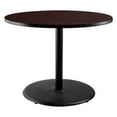 thumbnail image 1 of NPS Cafe Table 36"R Round Base 30"H Particleboard Black Frame Mahogany Top, 1 of 4