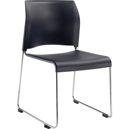 NPS 8800 Series 30.75" Modern Cafetorium Plastic Stack Chair in Navy