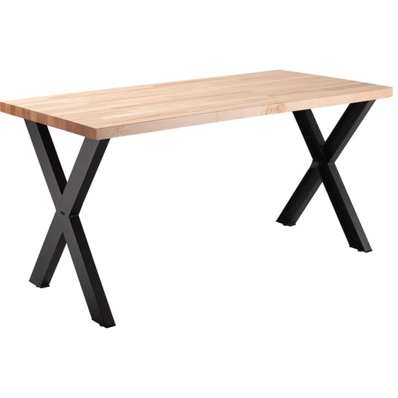 NPS Collaborator Table 30" x 72" Rectangle 30" Height Butcherblock Top