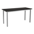 thumbnail image 1 of NPS SLT 9 Series 24x60" Metal Science Lab Table with HPL Top in Black, 1 of 3