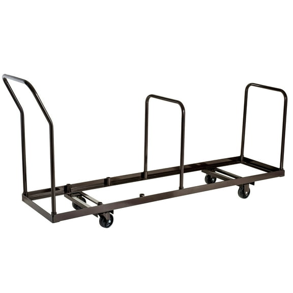 NPS Steel Dolly For Folding Chairs, Vertical Storage, 35 Chair Capacity