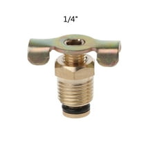 NPT 1/4" 3/8" 1/2'' Drain Cock Air Compressor Exhaust Rotating Control for Valve