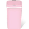 thumbnail image 1 of NPT-16-1 Automatic Touchless Motion Sensor Diaper Disposal Trash Can with lid, 4.2 gallon/16 L, Pink, Plastic, 1 of 6