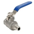 NPT Ball Valve Female Male 1/4in Thread Good Sealing Stainless Steel ...