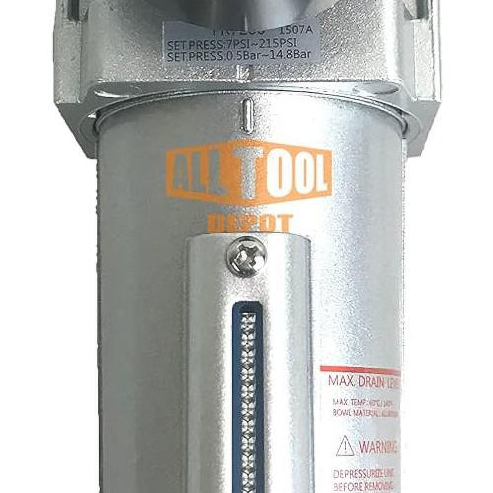 NPT HEAVY DUTY Compressed Air In Line Filter Regulator Combo Piggyback