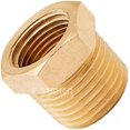 thumbnail image 2 of Super Crown M8*1.0 Female To NPT1/8 Male Brass Thread Reducer Coupling 2 of 4
