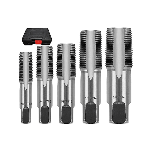 NPT Pipe Tap Set for Assorted Plumbers Mechanics,DIY Thread Cutting