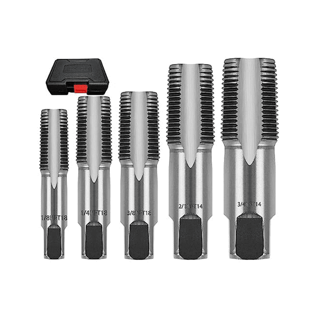 NPT Pipe Tap Set for Assorted Plumbers Mechanics,DIY Thread Cutting
