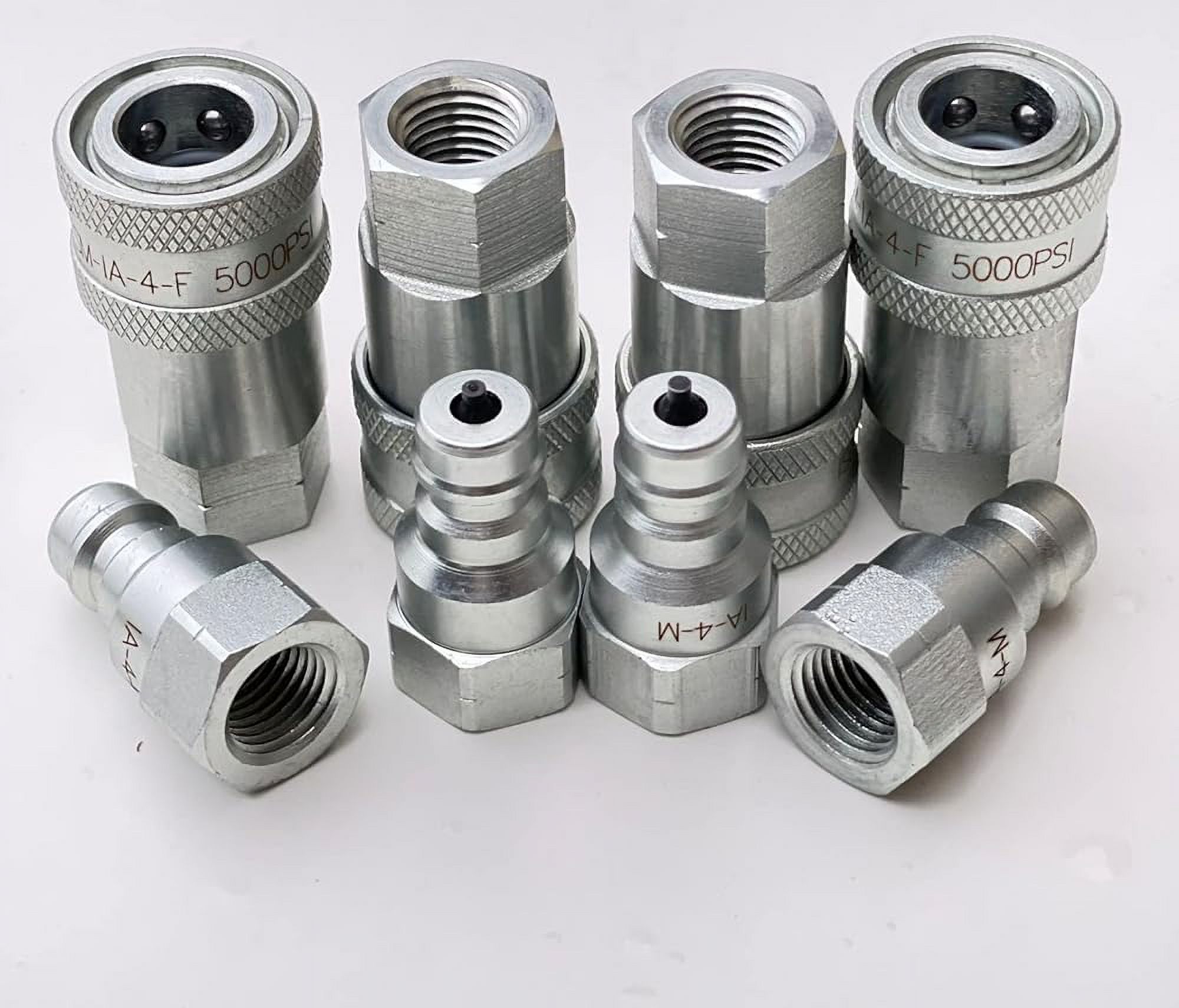 NPT Quick Disconnect Couplings ISO 72411 Series A Set Of 4