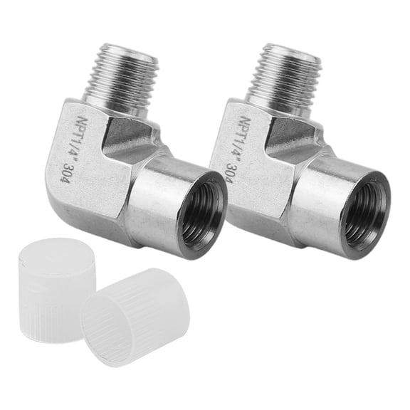NPT Thread Size 1/4 NPT Elbow Maximum Pressure 2800 PSI Wide Temperature Range