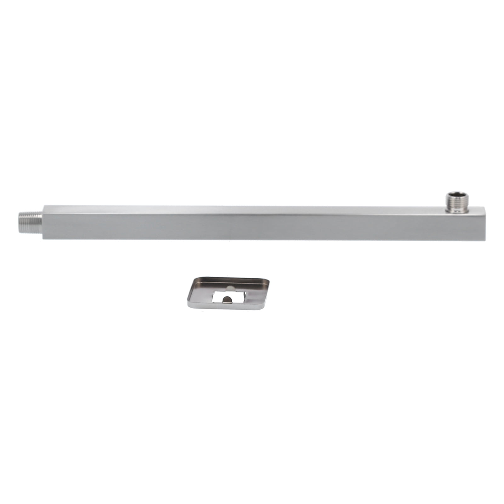 NPT1/2 Wall Mounted Shower Arm Brushed Concealed Stainless Steel Shower Extension Rod for