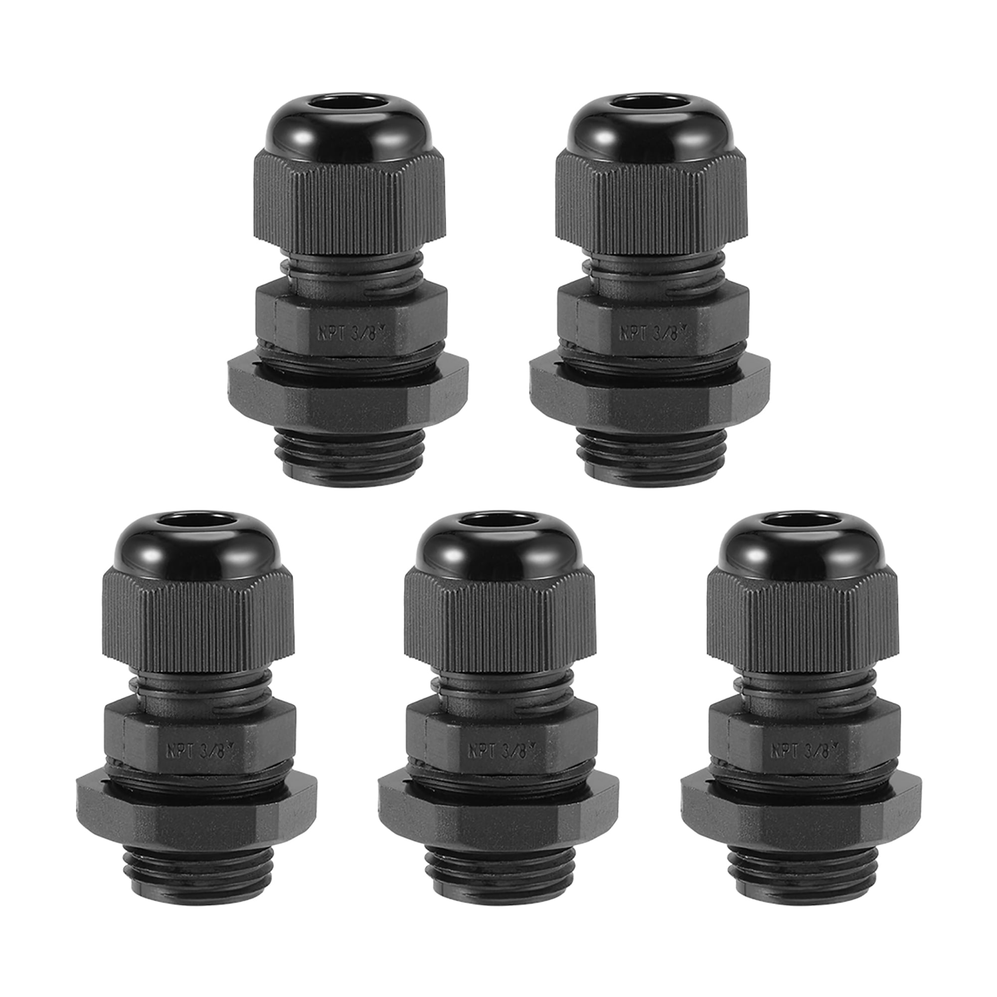 NPT3/8 Cable Gland 6mm-10mm Wire Hole Waterproof Nylon Joint Adjustable ...