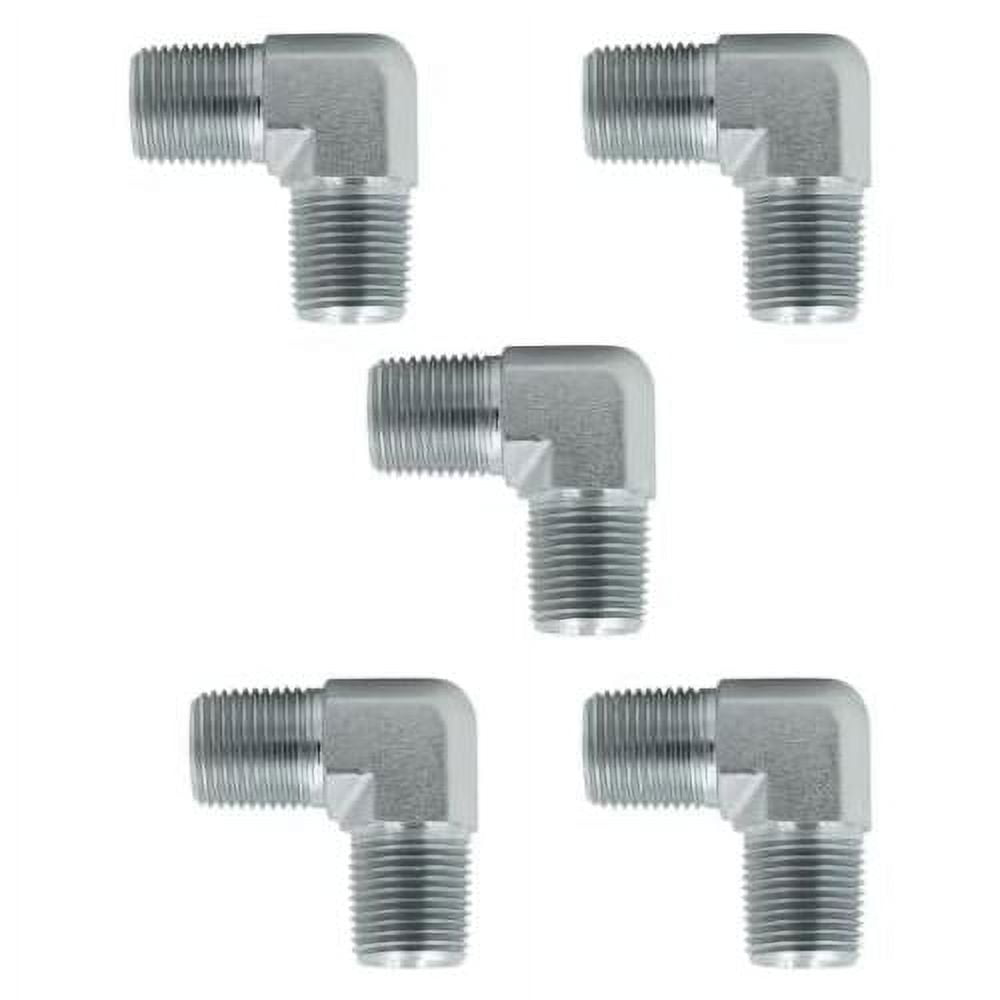 NPTF Male X 3/4" NPTF Male 90 Degree Elbow/Corner Steel Hydraulic Pipe