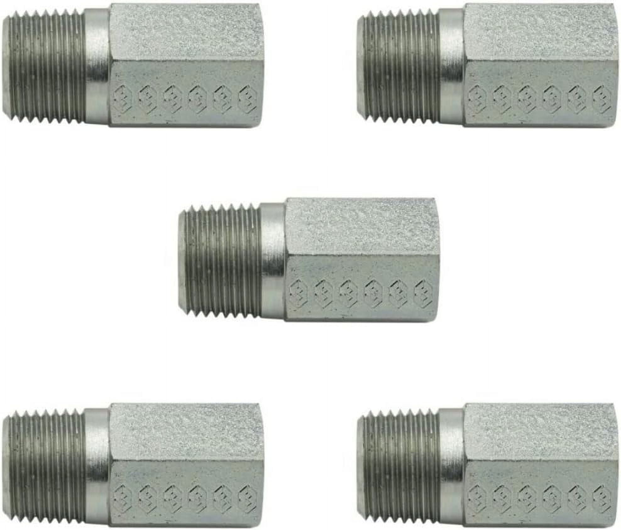 NPTF Male x NPTF Female Hex Fitting Hydraulic Joiner/Adapter for Pipe