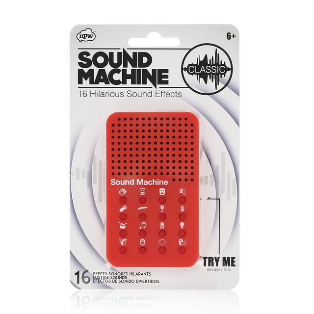 NPW Classic Sound Machine, Portable Electronic Sound Maker, Novelty