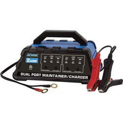 NPower 28453 Dual Port 4-Stage Charger - 2 amps & Port