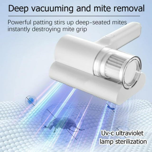 NQWZTIU Water Filter Sink Bed Vacuum Cleaner 12KPa Handheld Deep Mattress Vacuum Cleaner With