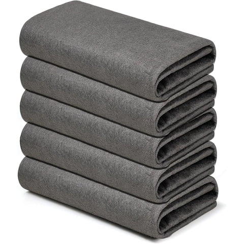 NQyIOS 5 Pcs 20 * 25cm Thickened Magic Cleaning Cloth - Microfiber Magic Cleaning Rag, Microfiber Washing Wipes, Reusable Cloths for Household/Kitchen/Car and more