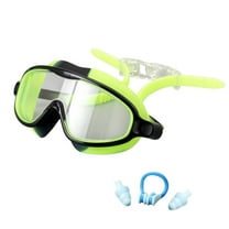 NQyIOS Kids Swim Goggles for 3-15 UV Protection Anti-Fog Pool Water Swimming Goggles for Boys Girls Youth Toddler Light Green