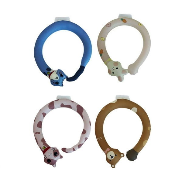 NQyIOS Neck Cooling Tube with Insulated Bag - Reusable Ice Ring Neck Cooler Wrap Indoor Outdoor - Wearable Cooling Ring - Relief for Summer and Hot Flashes White