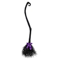 thumbnail image 1 of NQyIOS Witch Broom with Ribbons Wicked Witches Broomstick Halloween Layout Props Halloween Witch Broom with Colorful Ribbons Wizard for Kids Adults Party Decorations, 1 of 9