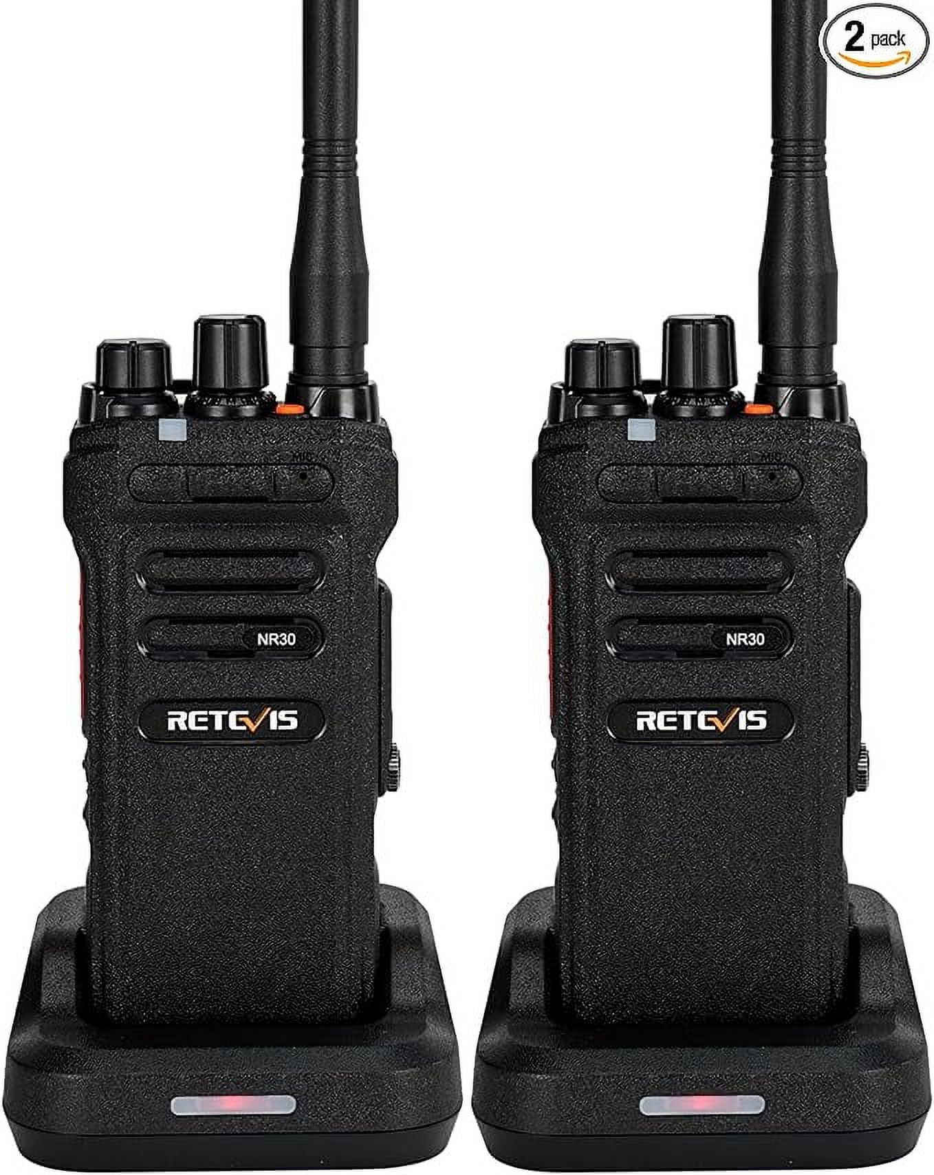 NR30 Long Range Walkie Talkies, Professional GMRS IP67 Waterproof 2 Way