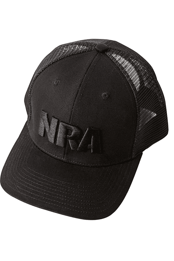 Blacked Out 6-Panel Trucker Cap with 3D Embroidered Logo