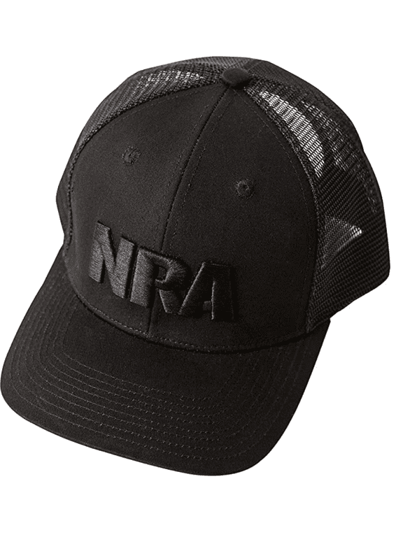 Blacked Out 6-Panel Trucker Cap with 3D Embroidered Logo