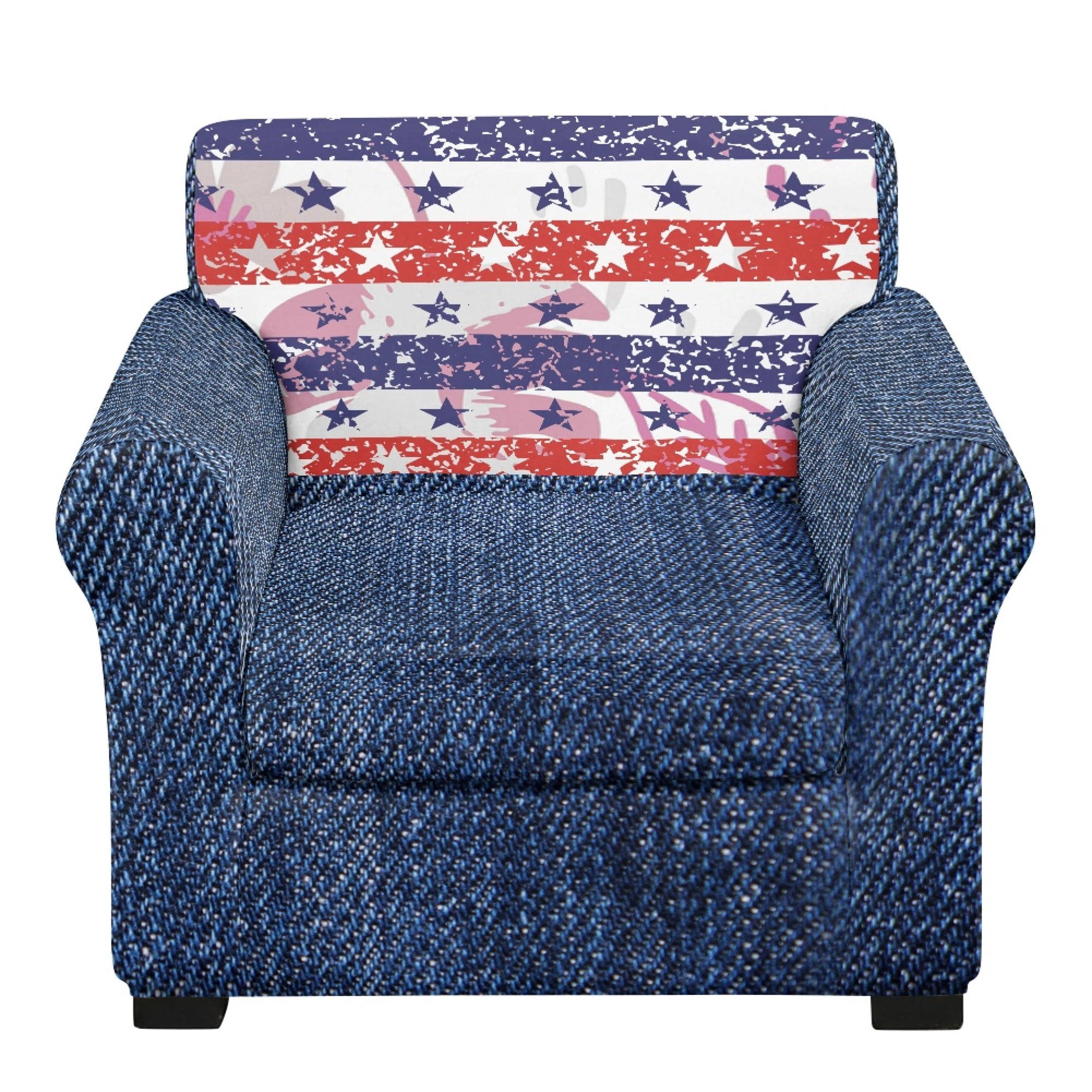 NRBEAWD 4th of July Stretchable Armchair Slipcover Featuring Distressed ...