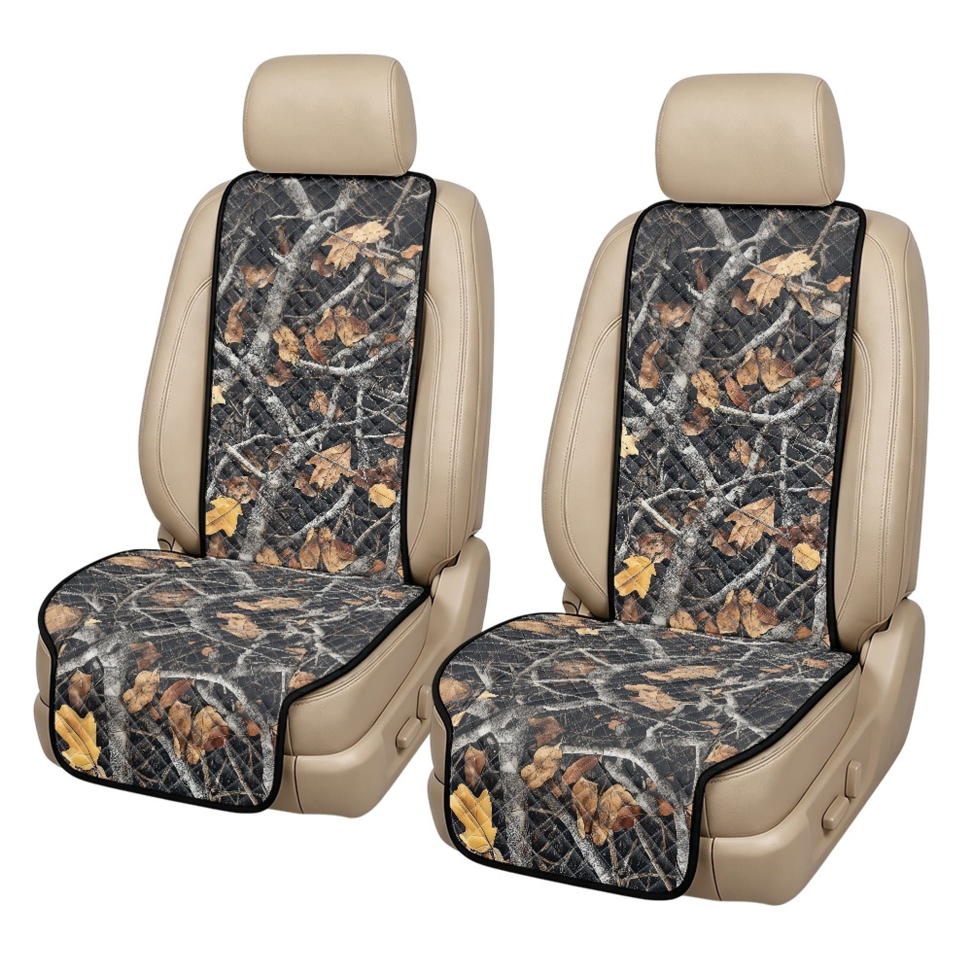 NRBEAWD Easy to Install Car Seat Covers for Truck, Quilted Fabric ...