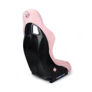 NRG FRP Bucket Seat Prisma Edition w/ Pearlized Back and Pink Alcantara (Medium) - FRP-303PK-PRISMA
