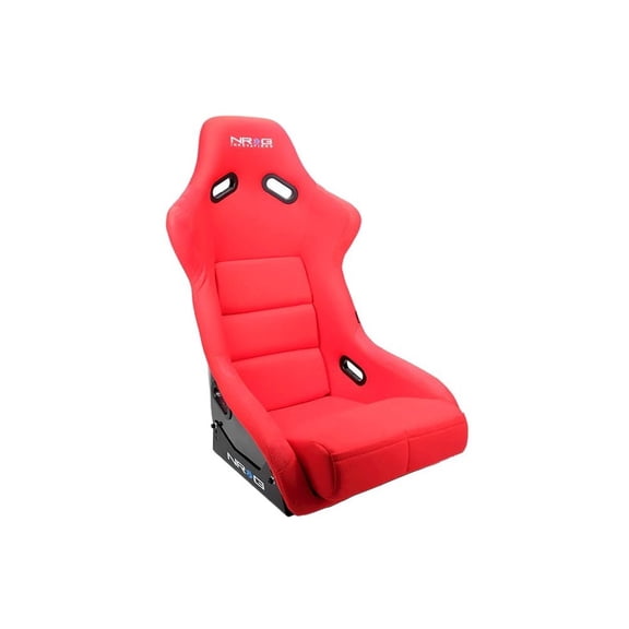 NRG FRP Bucket Seat (Red Cloth) - Large - FRP-300RD