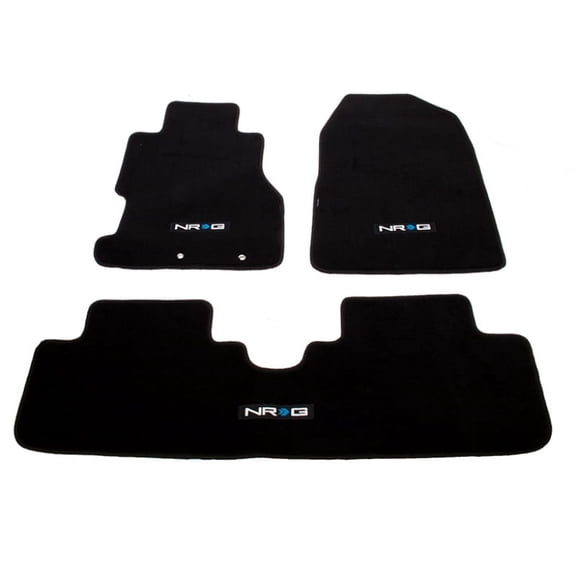 NRG Floor Mats - 02-03 Honda Civic Si 3DR Coupe (NRG Logo) - 3pc.