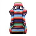 thumbnail image 1 of NRG Innovations FRP-302-MEXICALI Serape Vegan Micro Prisma Fixed Back Bucket Racing Seat, 1 of 8