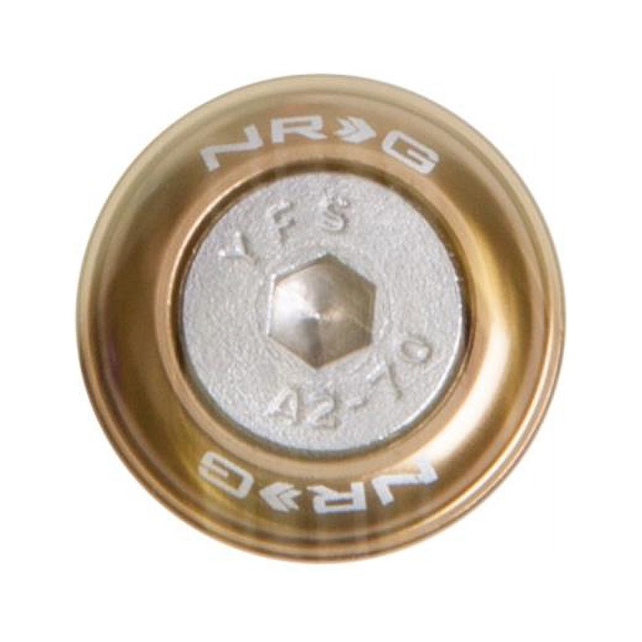 NRG M-Style Fender Washer Kit (TI Series) M6 Bolts For Metal (TI Burn Wshr/Silver Screw) - Set of 10 main image 1